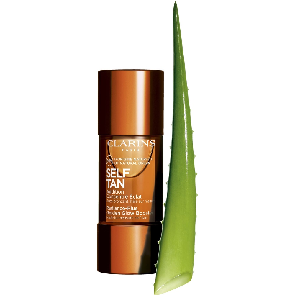 Clarins Self Tan Addition Concentré Eclat Visage Auto-Bronzant 99% d'ingrédients d'origine naturelle