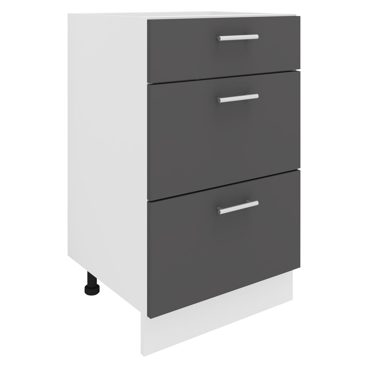 VCM Küchenschrank Breite 50 cm Schublade Unterschrank Küche Küchenmöbel Esilo