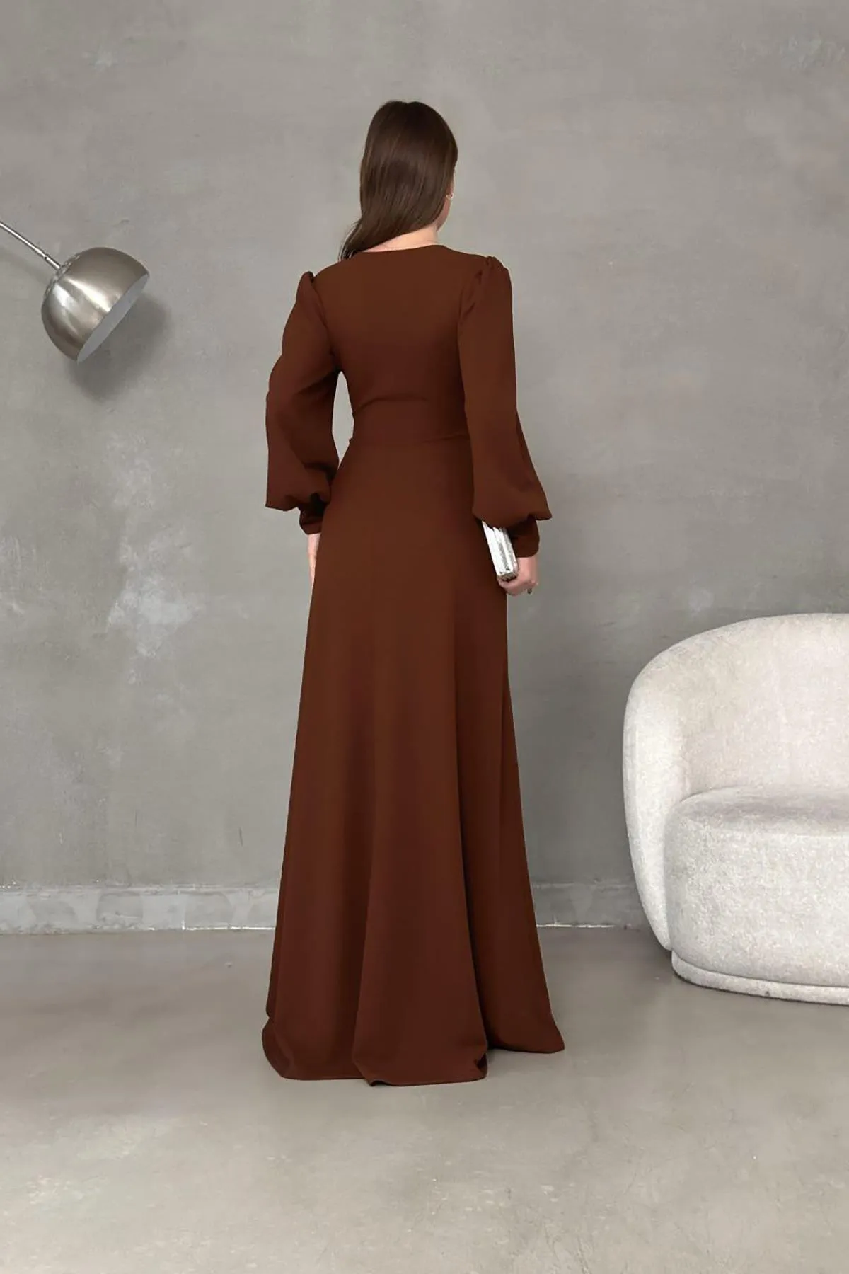 Deafox  Kleid - Braun - A-Linie