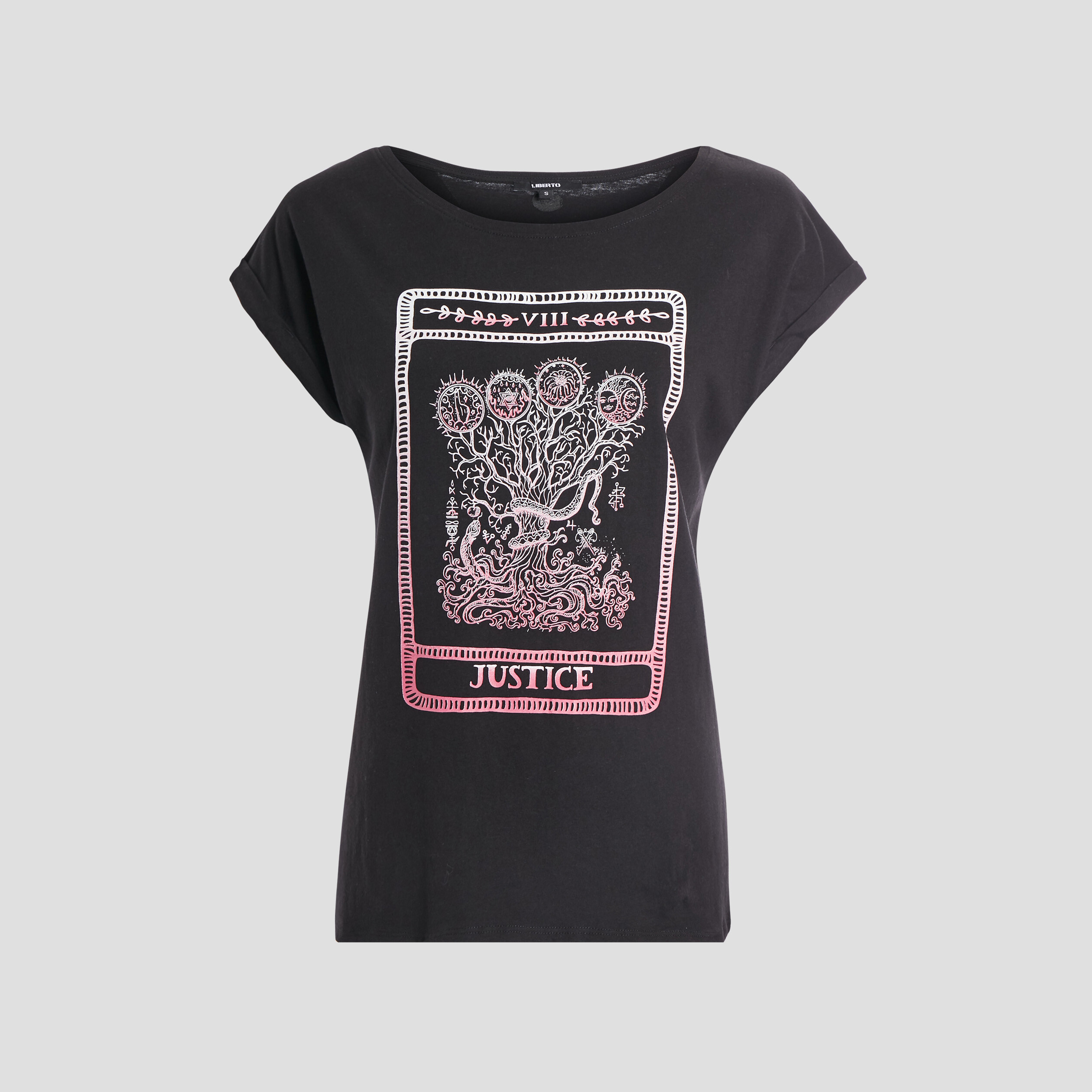 T-shirt manches courtes noir femme | La Halle