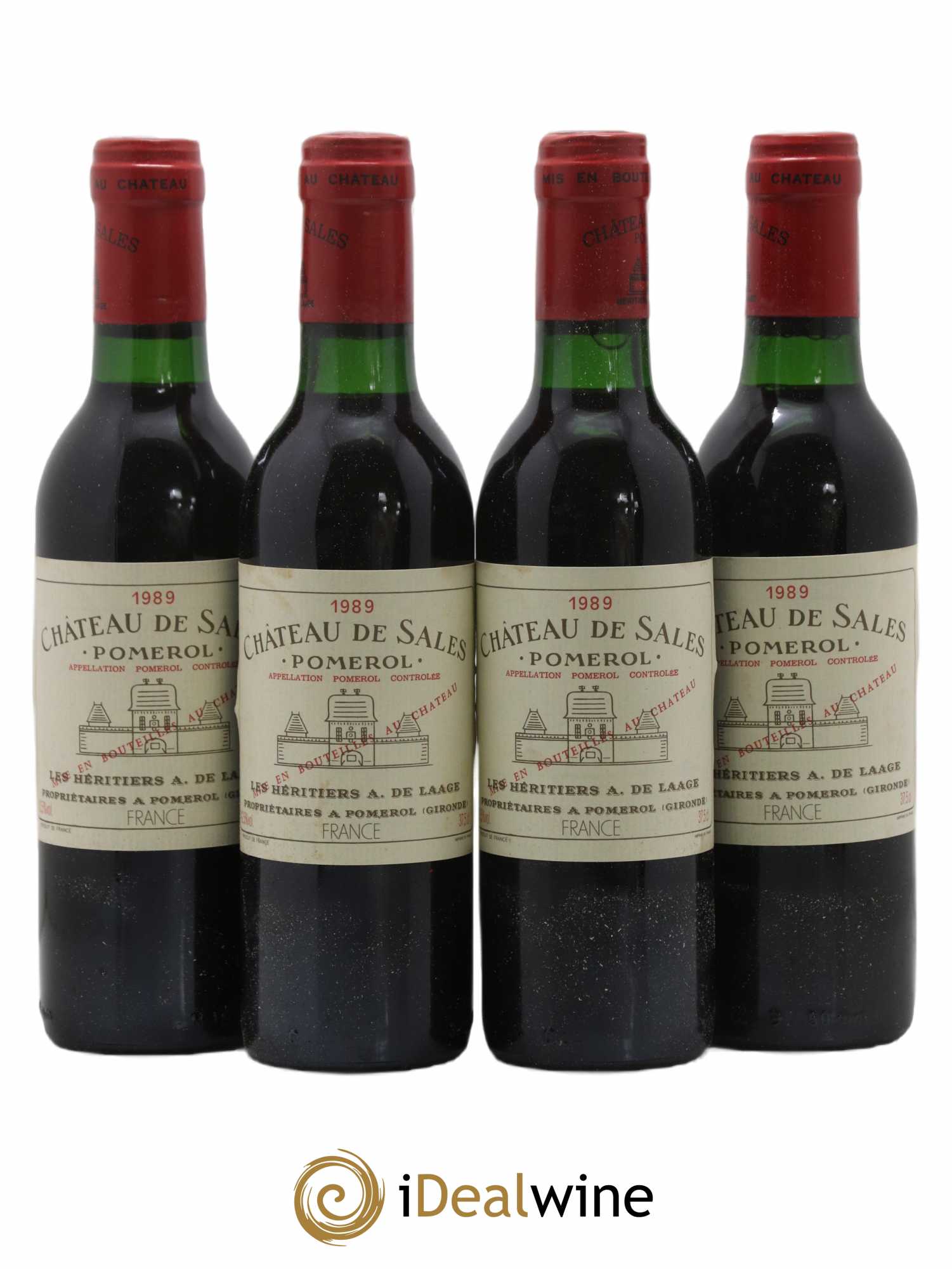 Château de Sales  1989 - Lot de 24 Demi-bouteilles