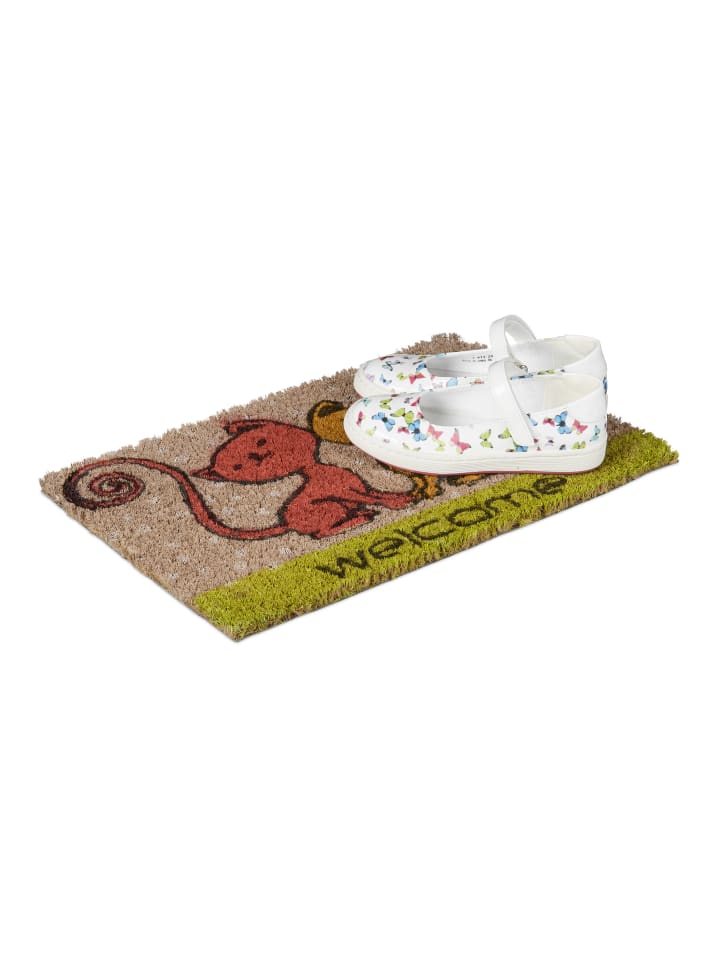 relaxdays Fußmatte Katzen in Bunt - (B)40 x (T)25 cm günstig kaufen onesize