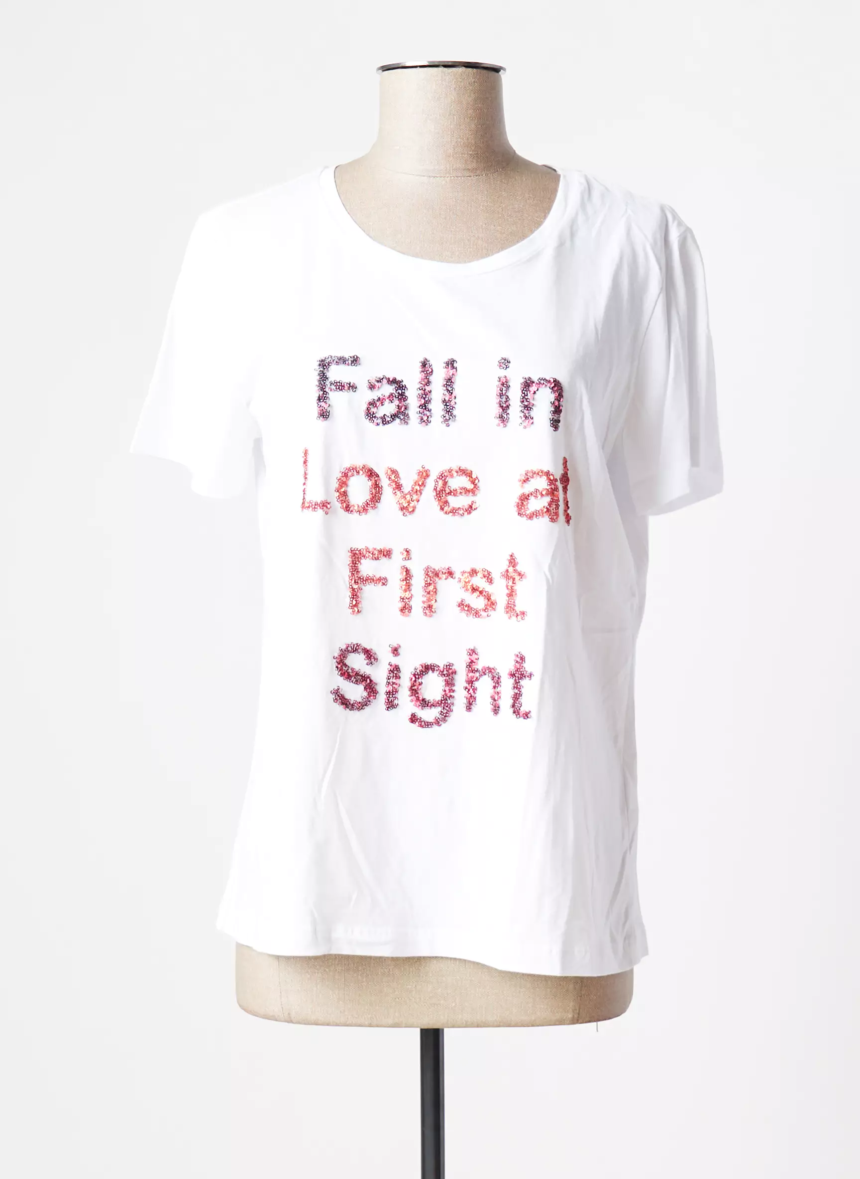 Cream Tshirts Femme couleur blanc