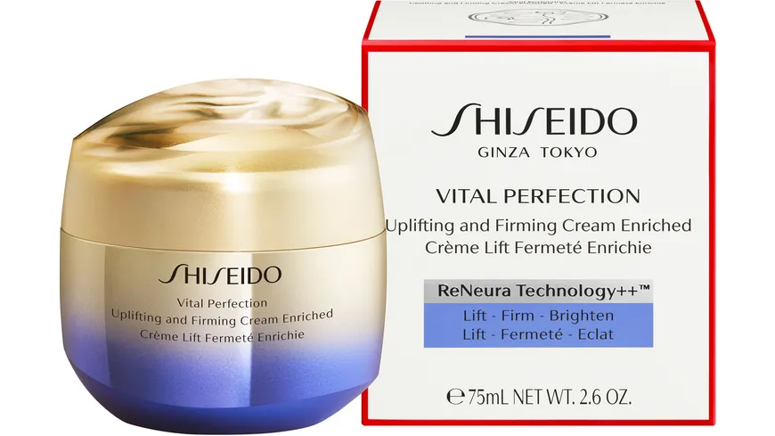 SHISEIDO Vital Perfection Uplifting & Firming Day Cream Enriched 75 ml