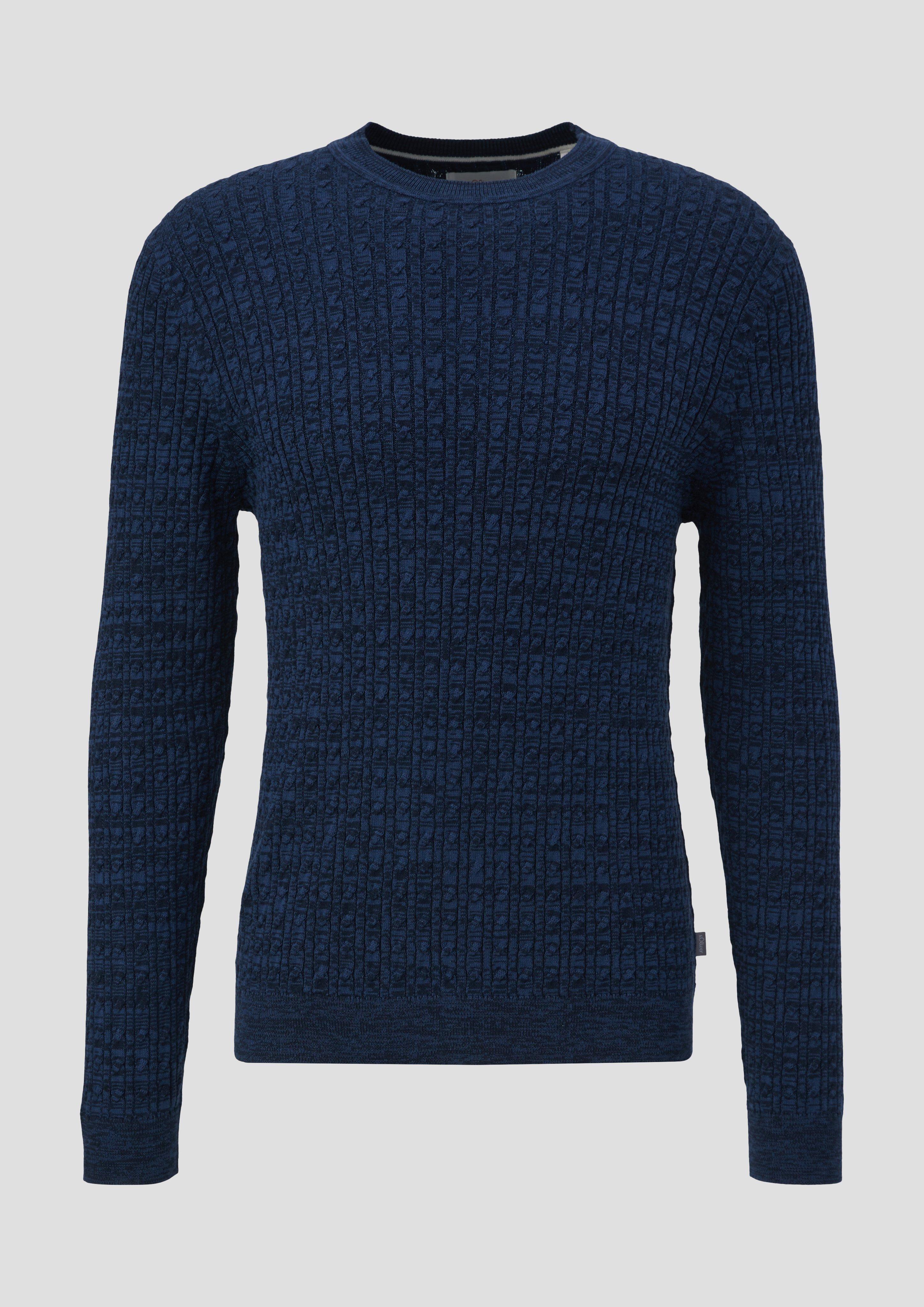 Strickpullover mit Zopfmuster  2137431-59X1