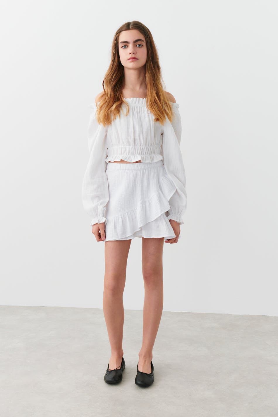 Y gauze skirt
