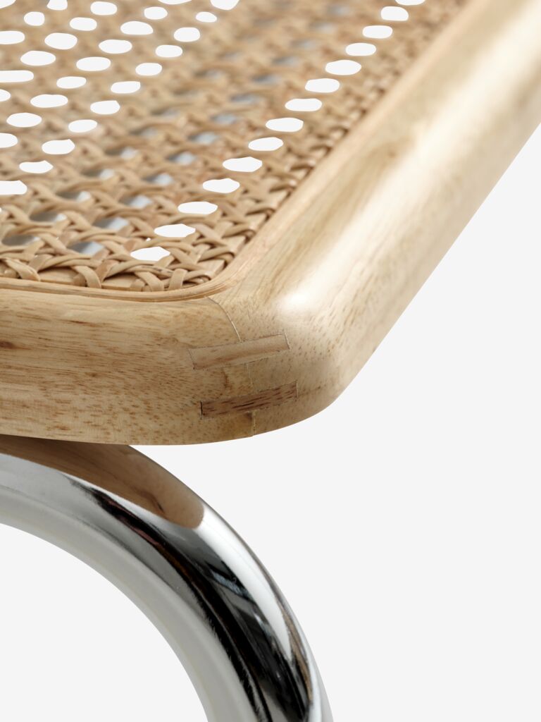 HASSING Krzesło do jadalni HASSING rattan/chrom