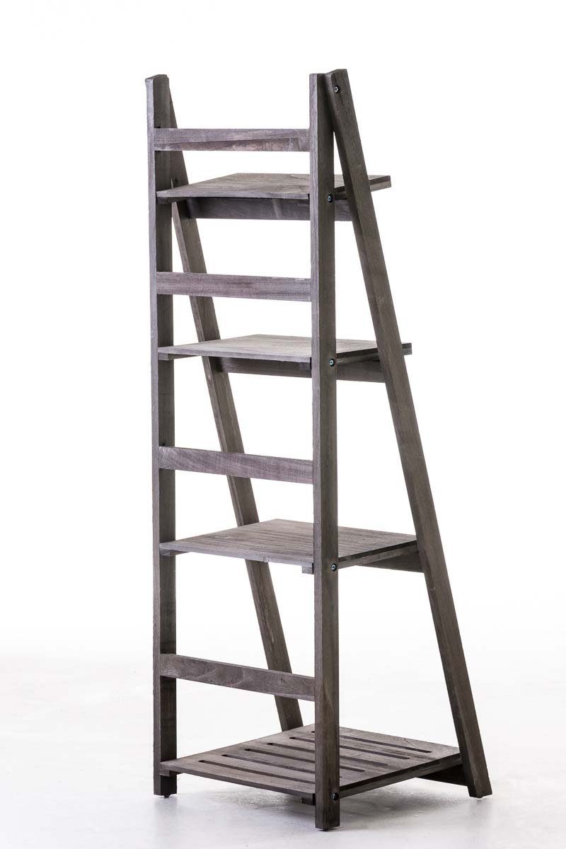 CLP Leiterregal Frederika Holz, mit 4 Ablageflächen