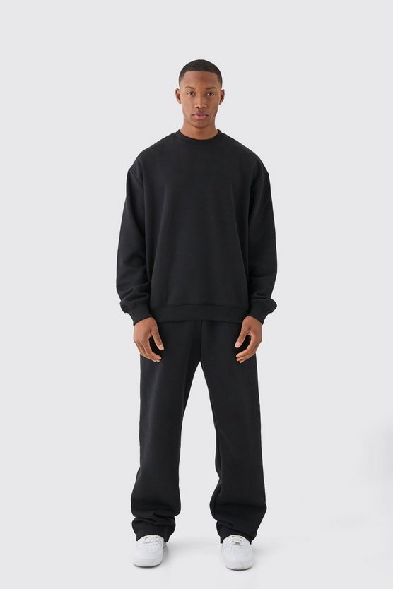 Basic Oversize Rundhals-Sweatshirt