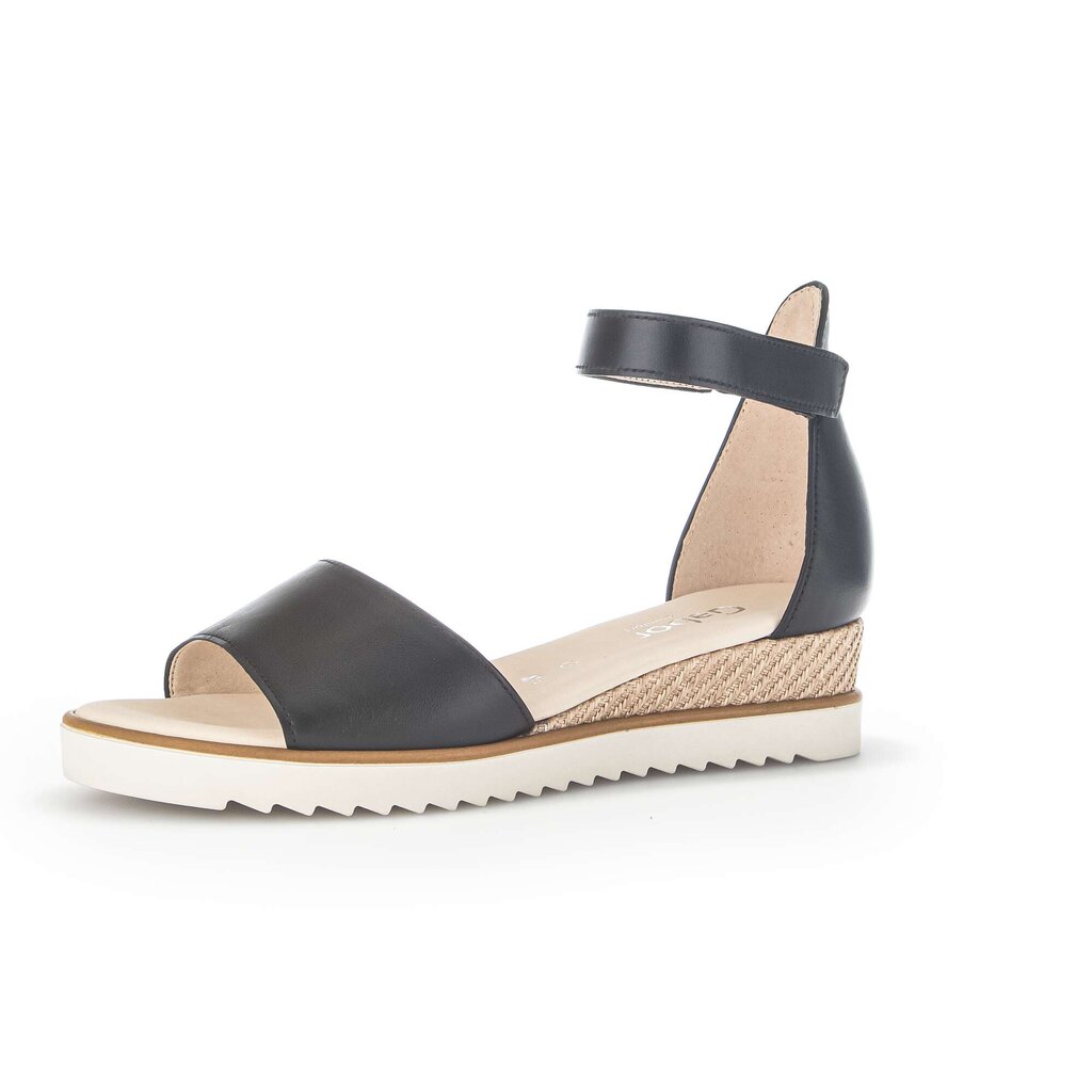Gabor comfort Keilsandalette schwarz
