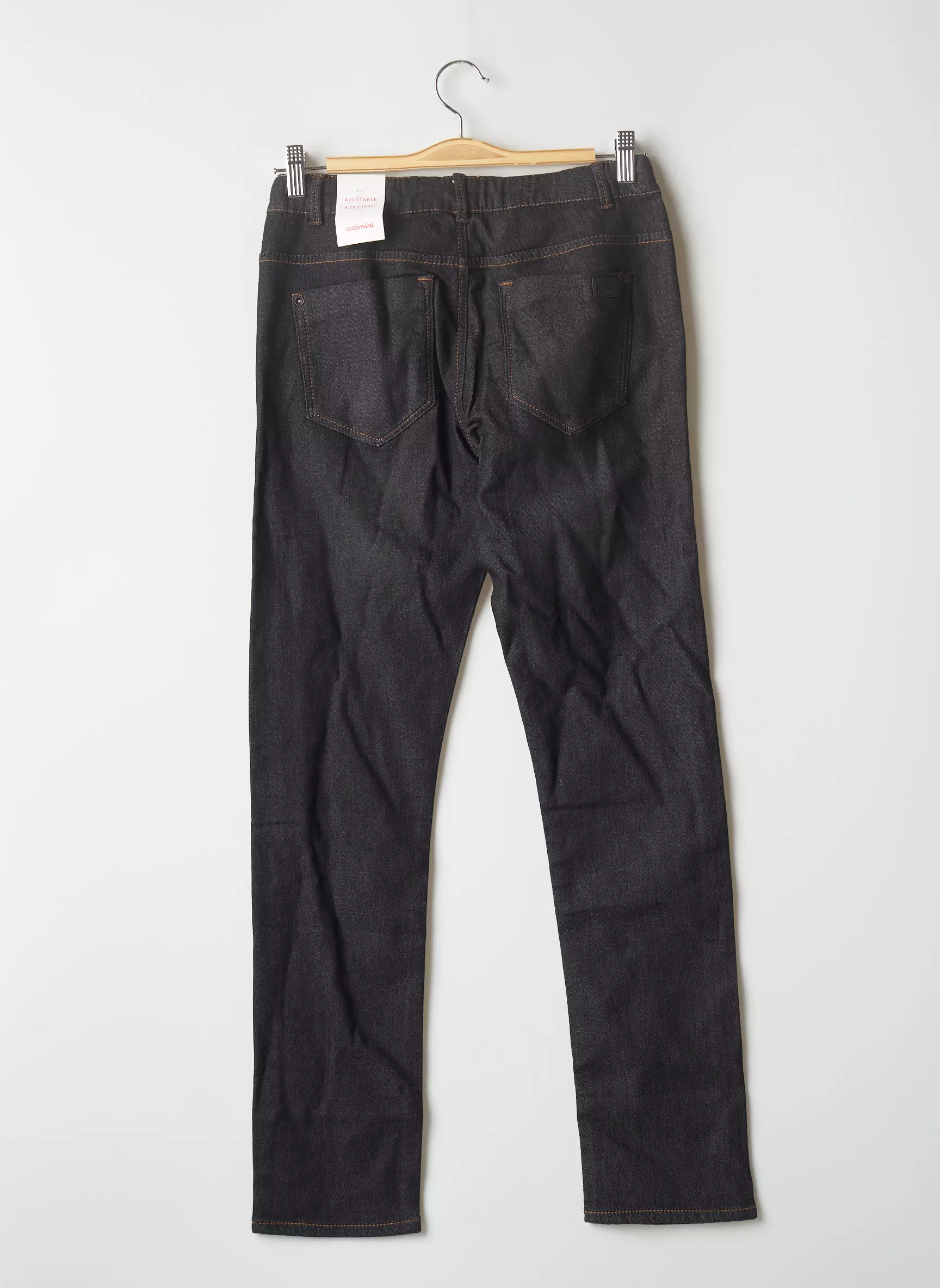 Catimini Jeans Coupe Droite Garcon couleur noir