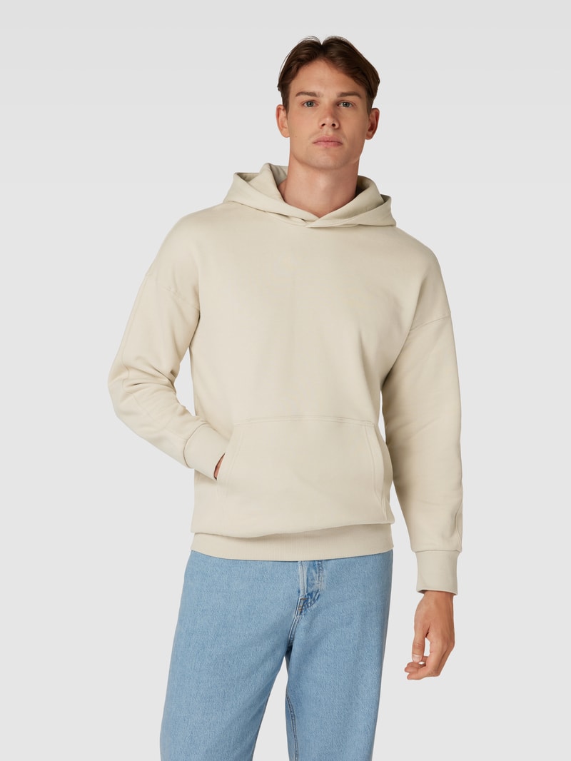 Oversized Hoodie mit Känguru-Tasche Modell 'DAN' in beige