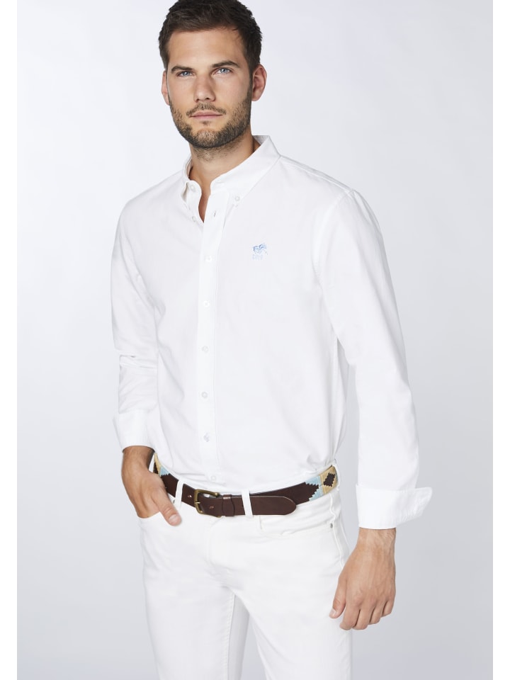 Polo Sylt Hemd in Weiß günstig kaufen