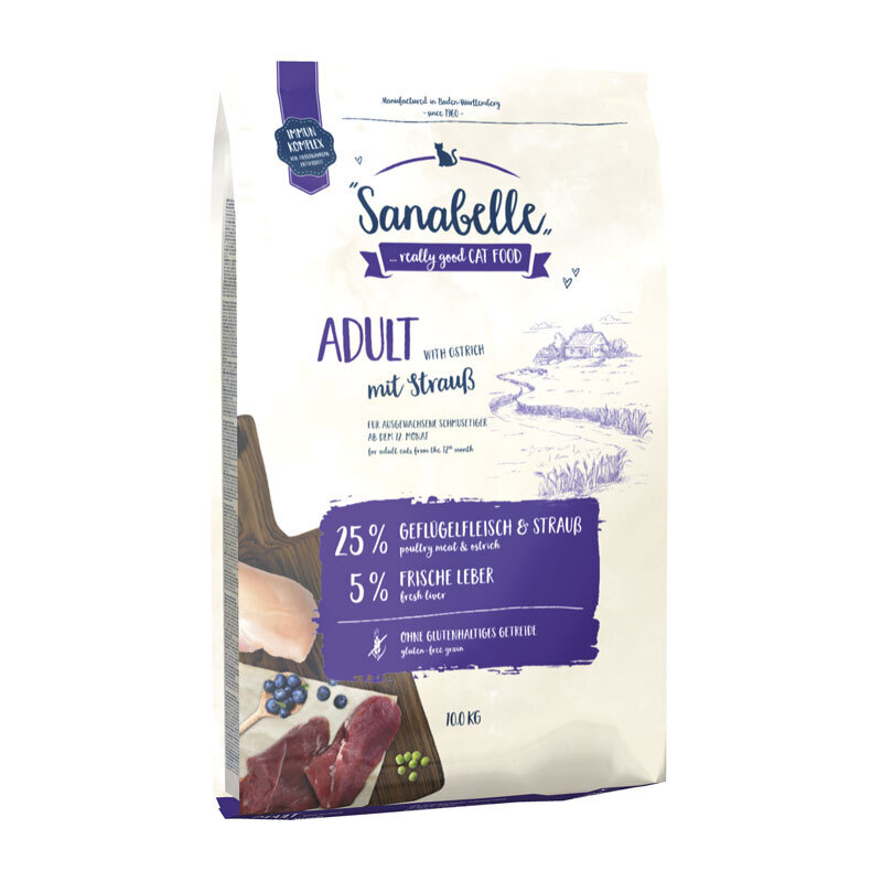 Sanabelle Trockenfutter Sanabelle Adult Strauß 10 kg