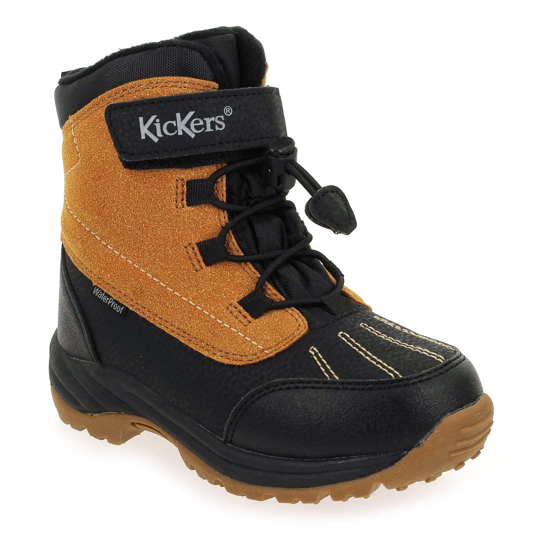 Kickers  JUMP WPF - Noir Camel