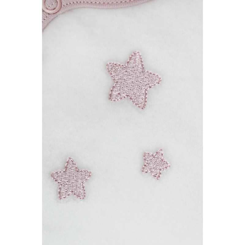 Pyjama bébé Coton Bio blanc motifs étoiles
