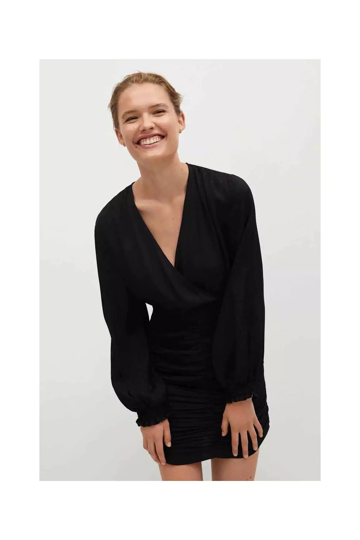 Mango Robes Mi Longues Femme couleur noir