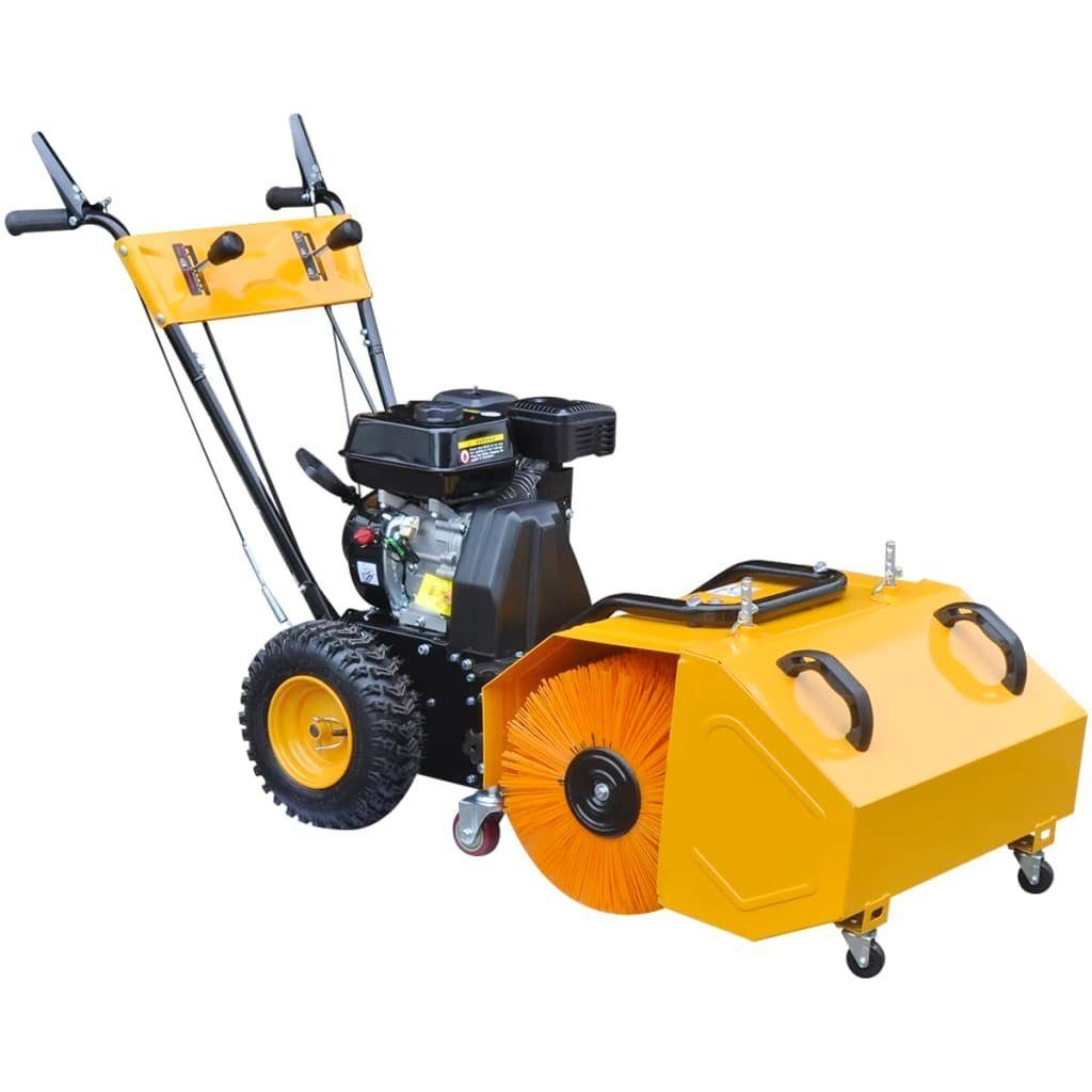 vidaXL Kehrmaschine Schneefräse und Kehrmaschine Kombigerät Set Benzin 6,5 PS