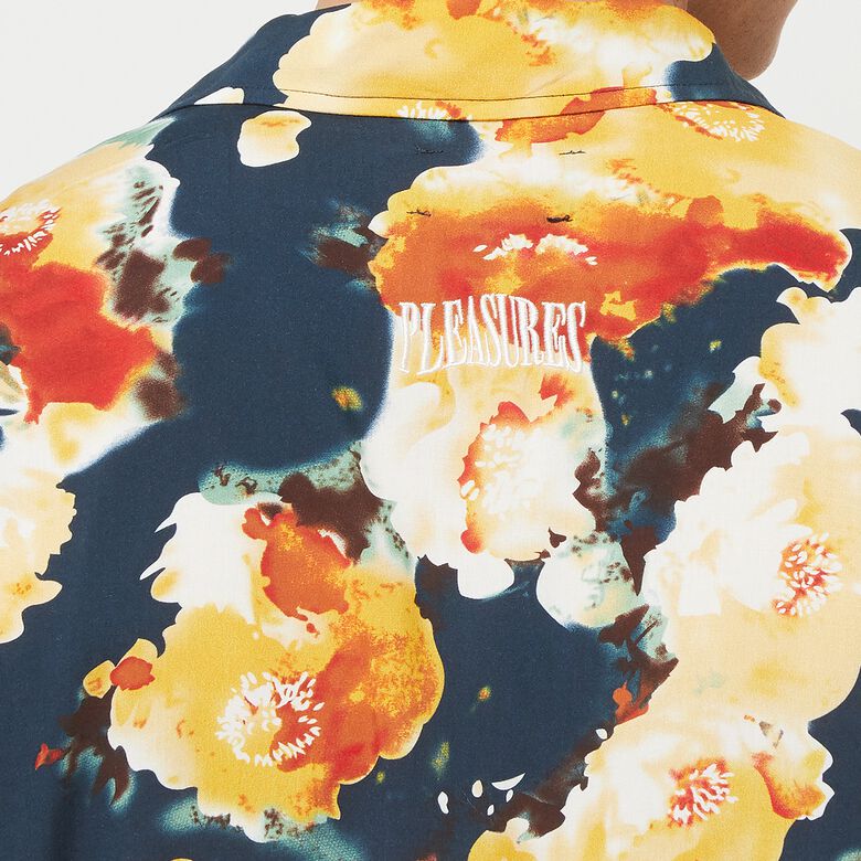 Pleasures Portion Button Down navy