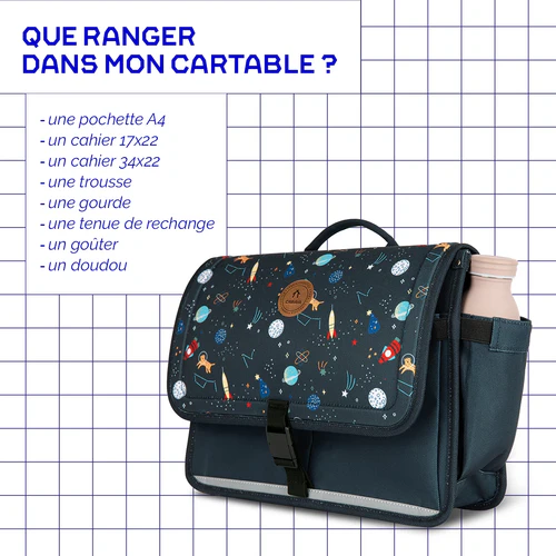 Discover Small Reykjavik Roswell navy blue schoolbag