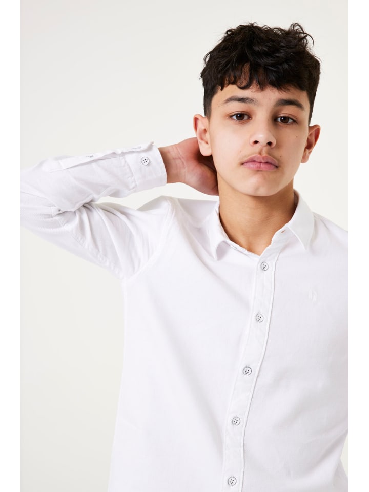 Garcia Langarmhemd festlich in off white günstig kaufen