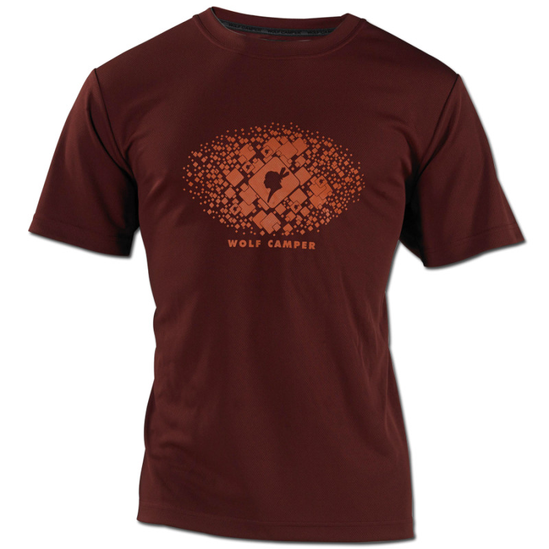 Wolf Camper Square Bordeaxu Herren T-Shirt