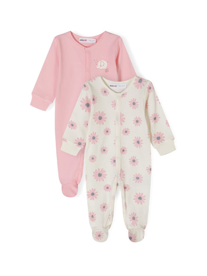 Minoti 2er. Set: Strampler 24babypack20 in hellpink günstig kaufen
