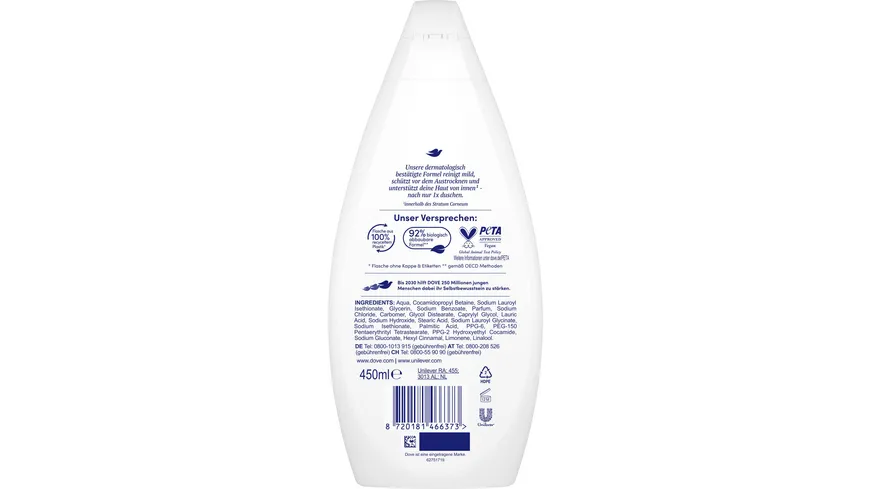 Dove Pflegedusche Hydrate 450 ml