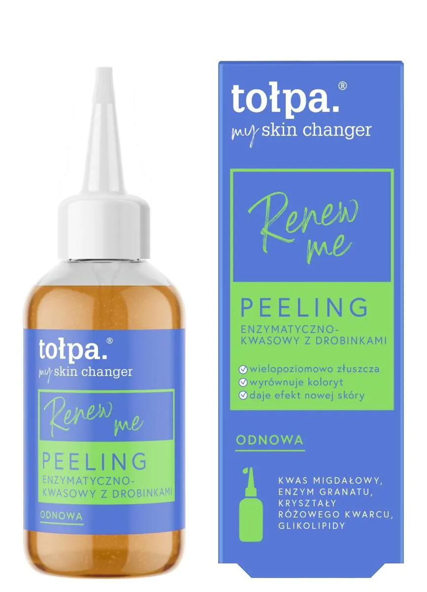 „Tołpa My Skin Changer Renew Me“ fermentinis-rūgštinis pilingas su dalelėmis