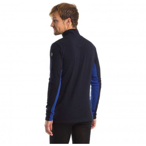 We Norwegians - Tryvann Colblock Zipup - Merinolongsleeve