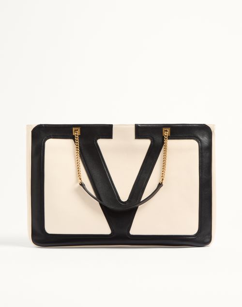 Valentino Garavani Viva Superstar Bolsa grande de couro napa