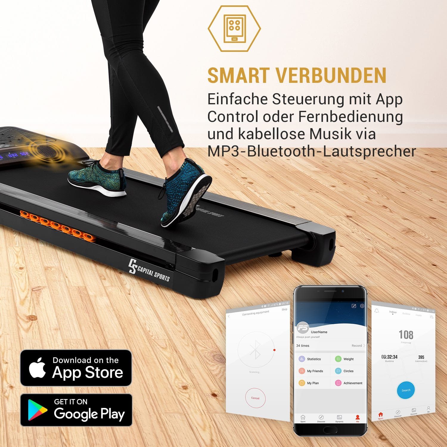Capital Sports Laufband Workspace Fusion