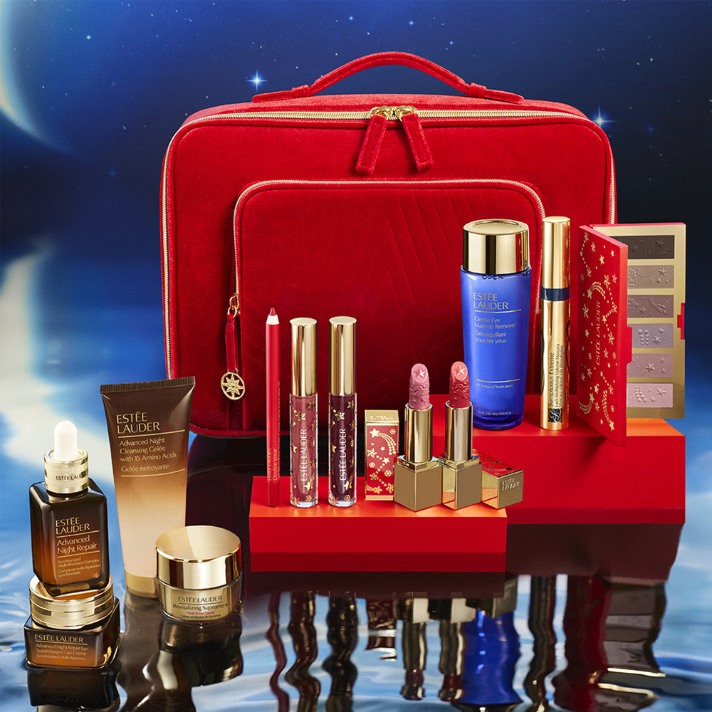 Estée Lauder Coffret Blockbuster Coffret Rituel de Soin Visage et Maquillage
