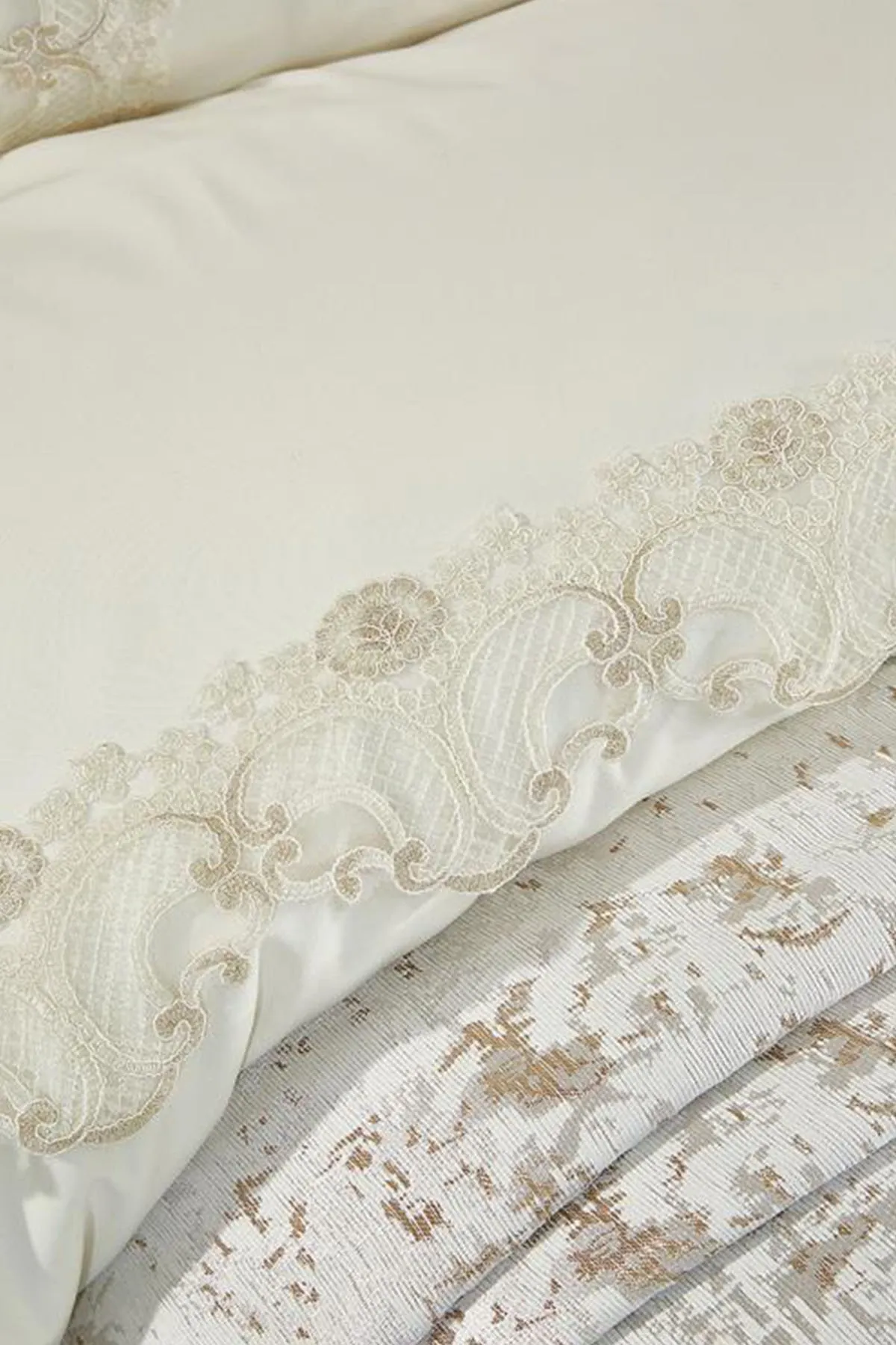 Çeyiz Diyarı  Perry Brautset 7-teilig, Creme