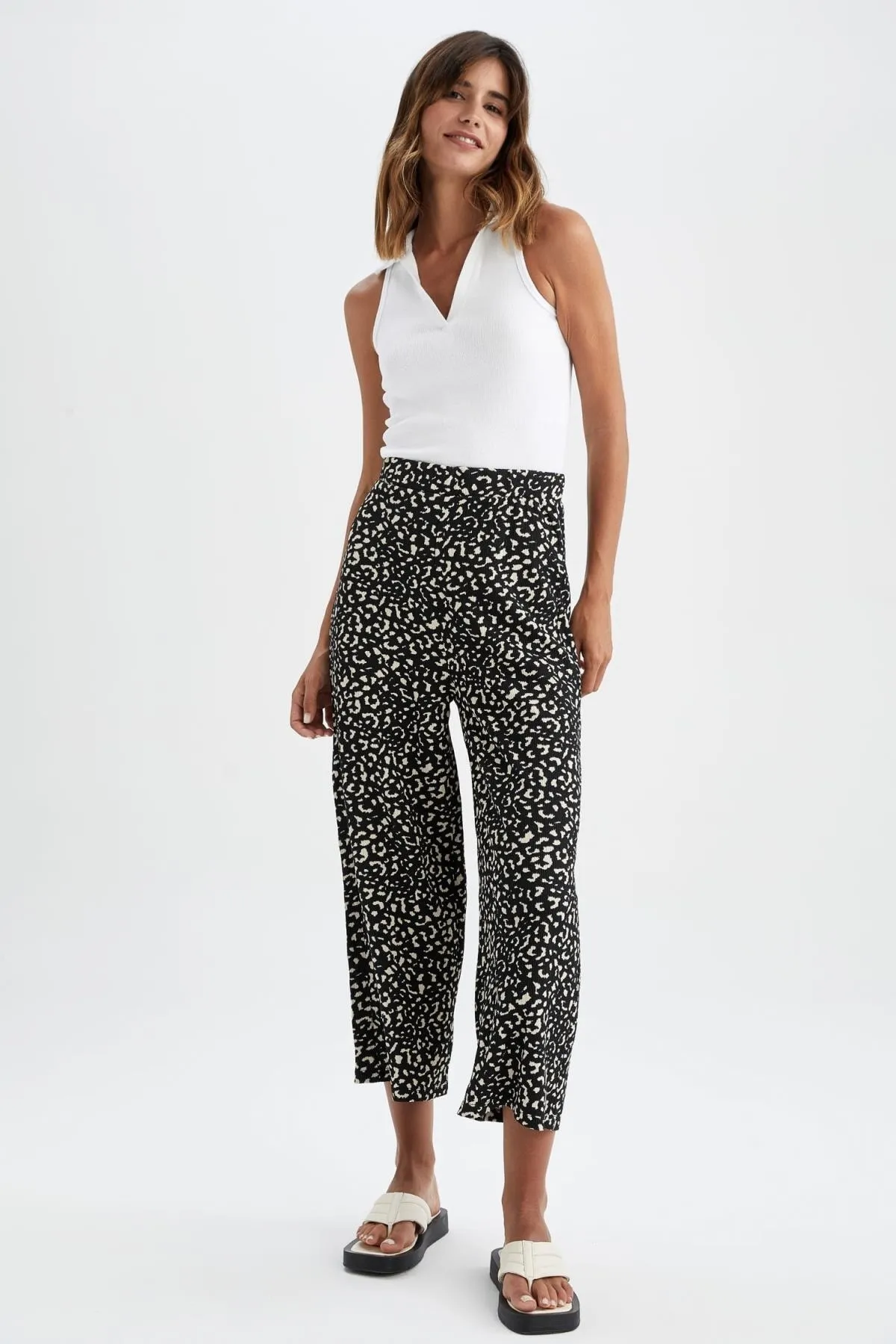 DeFacto  Gemusterte Caprihose