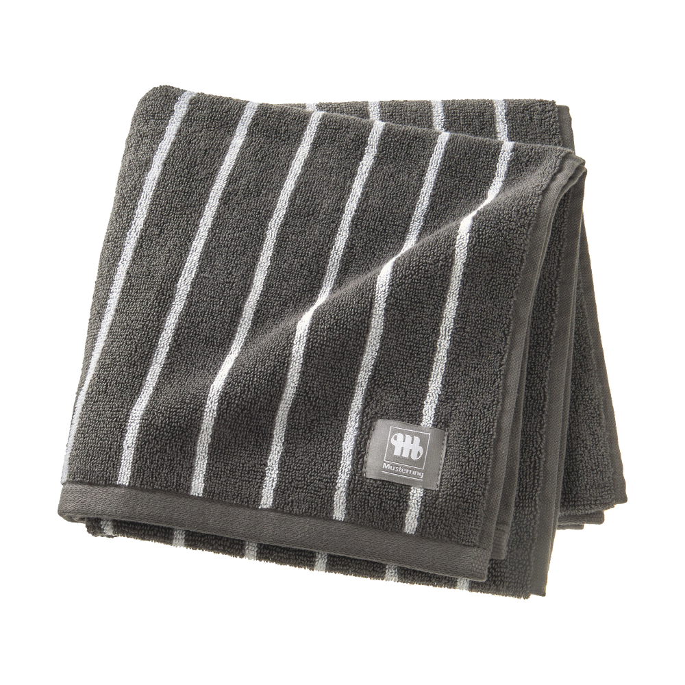 Handtuch MR-Needlestripe anthrazit
