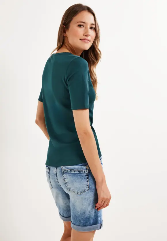 CECIL T-Shirt in Unifarbe