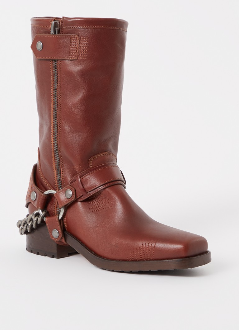 Bota biker Igata de Zadig&Voltaire de piel de becerro