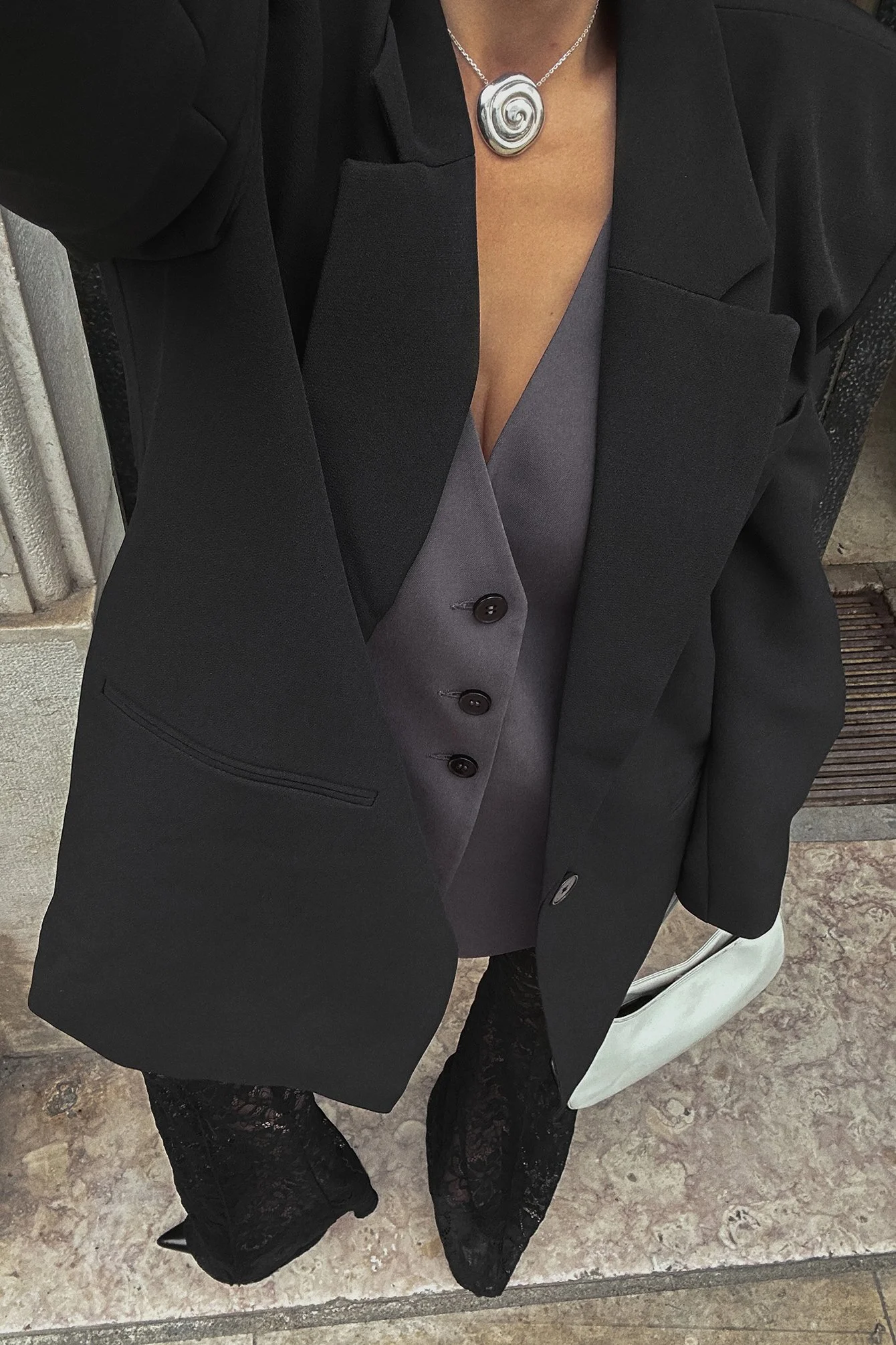 Oversized tailored Weste