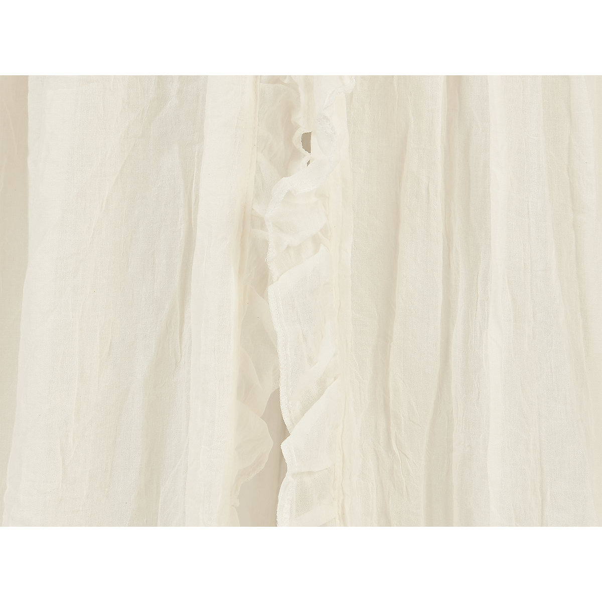 Baldachin Betthimmel Vintage 155 cm ruffle ivory