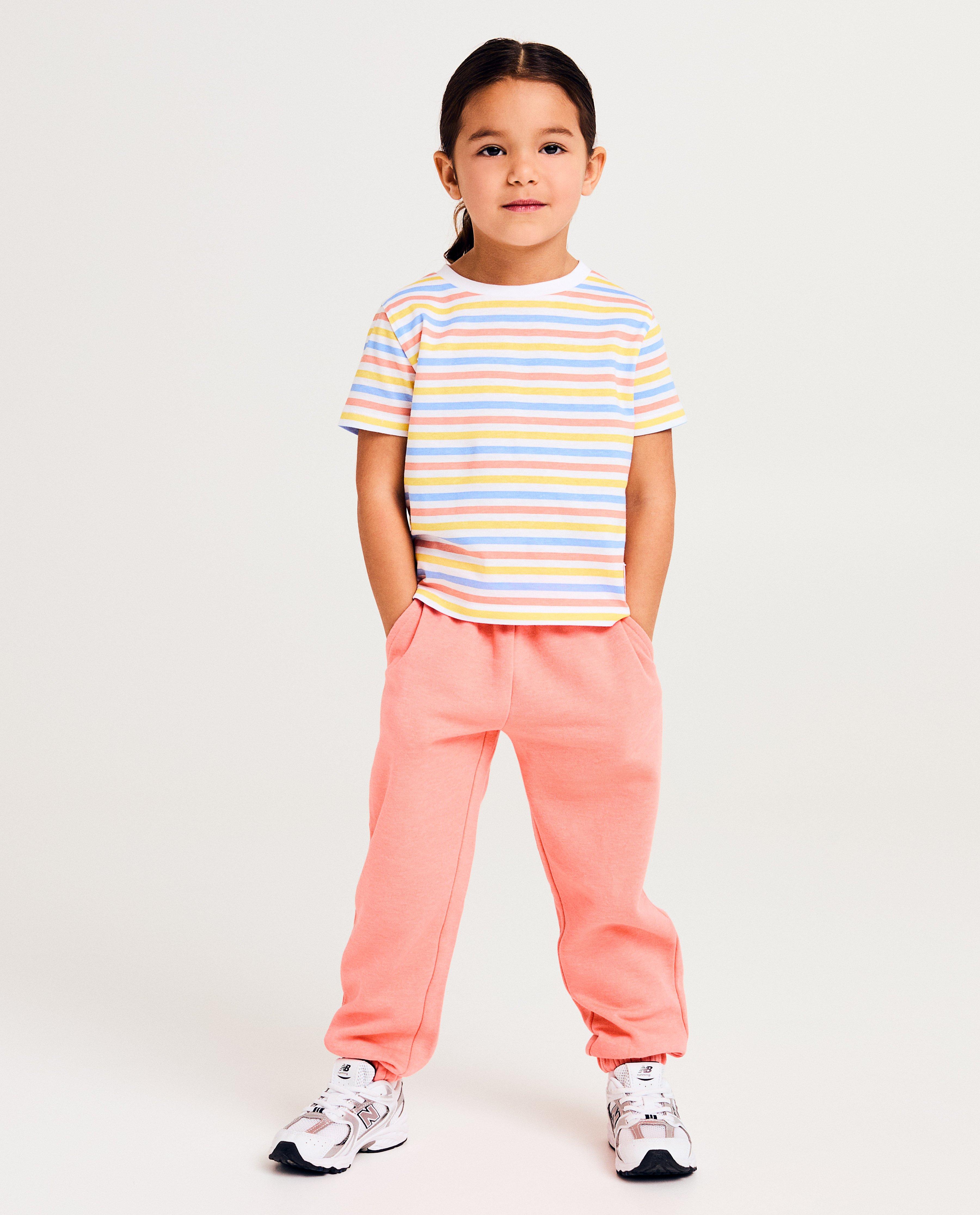Tricou Besties cu dungi portocalii