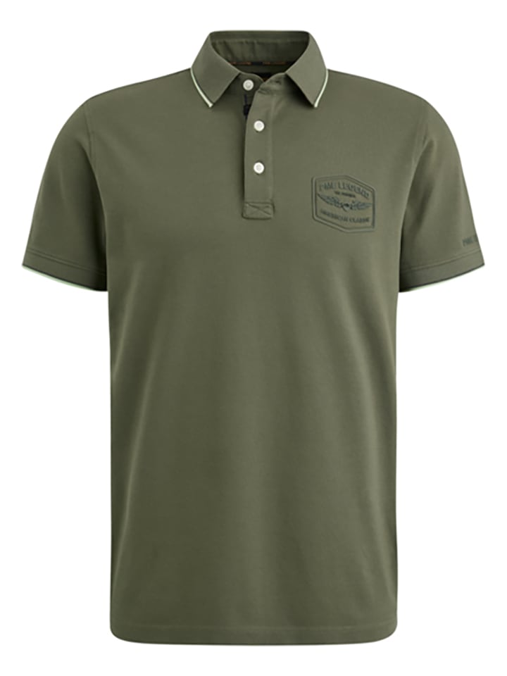 PME Legend Poloshirt in Khaki günstig kaufen
