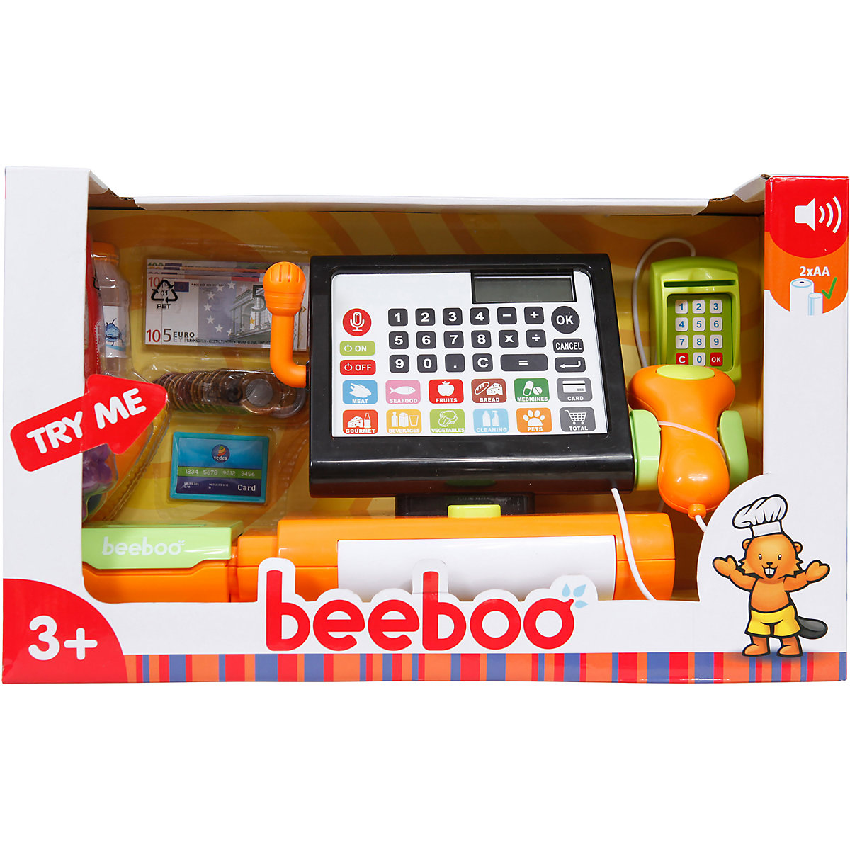 BEEBOO Registrierkasse, mit Touchscreen & Zubehör
