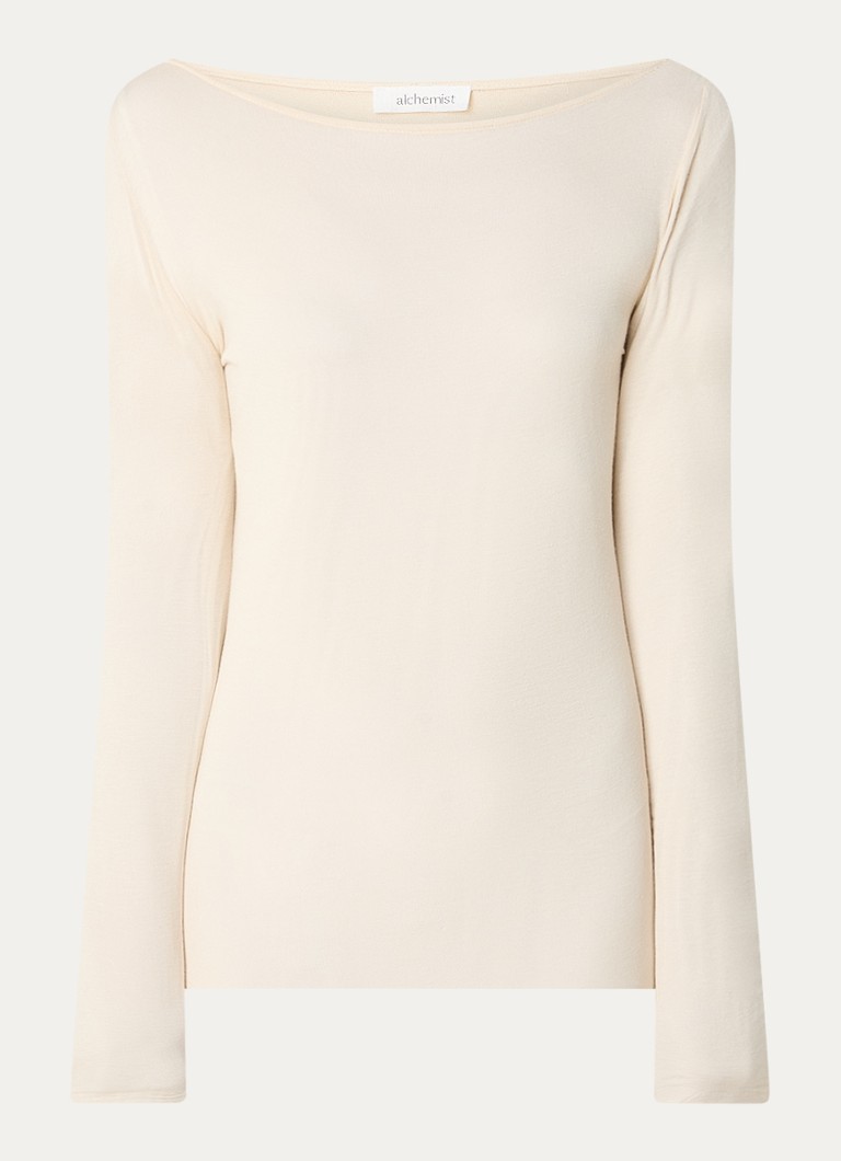 Tricou cu mânecă lungă Alchemist Dust din material elastic, semitransparent
