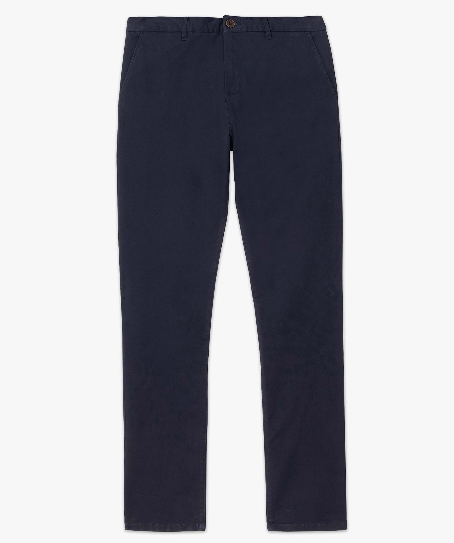 Pantalon chino en coton stretch homme bleu | GEMO