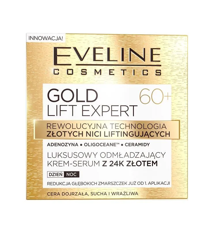 Eveline Gold Lift Expert krema za lice 60+ dan/noć