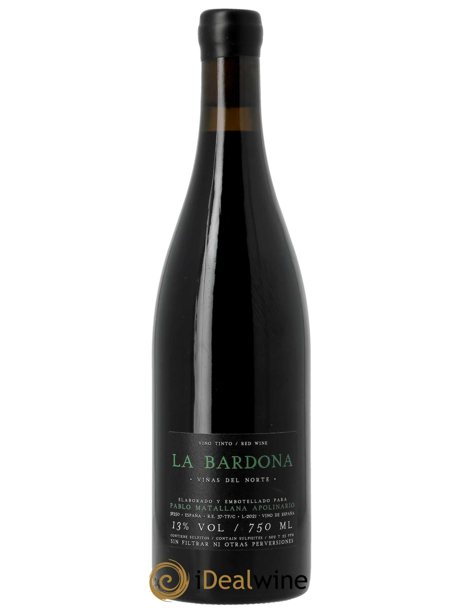 Valle de la Orotava DO La Bardona Viñas del Norte Taro Vinícola  2021 - Lot de 1 Bouteille