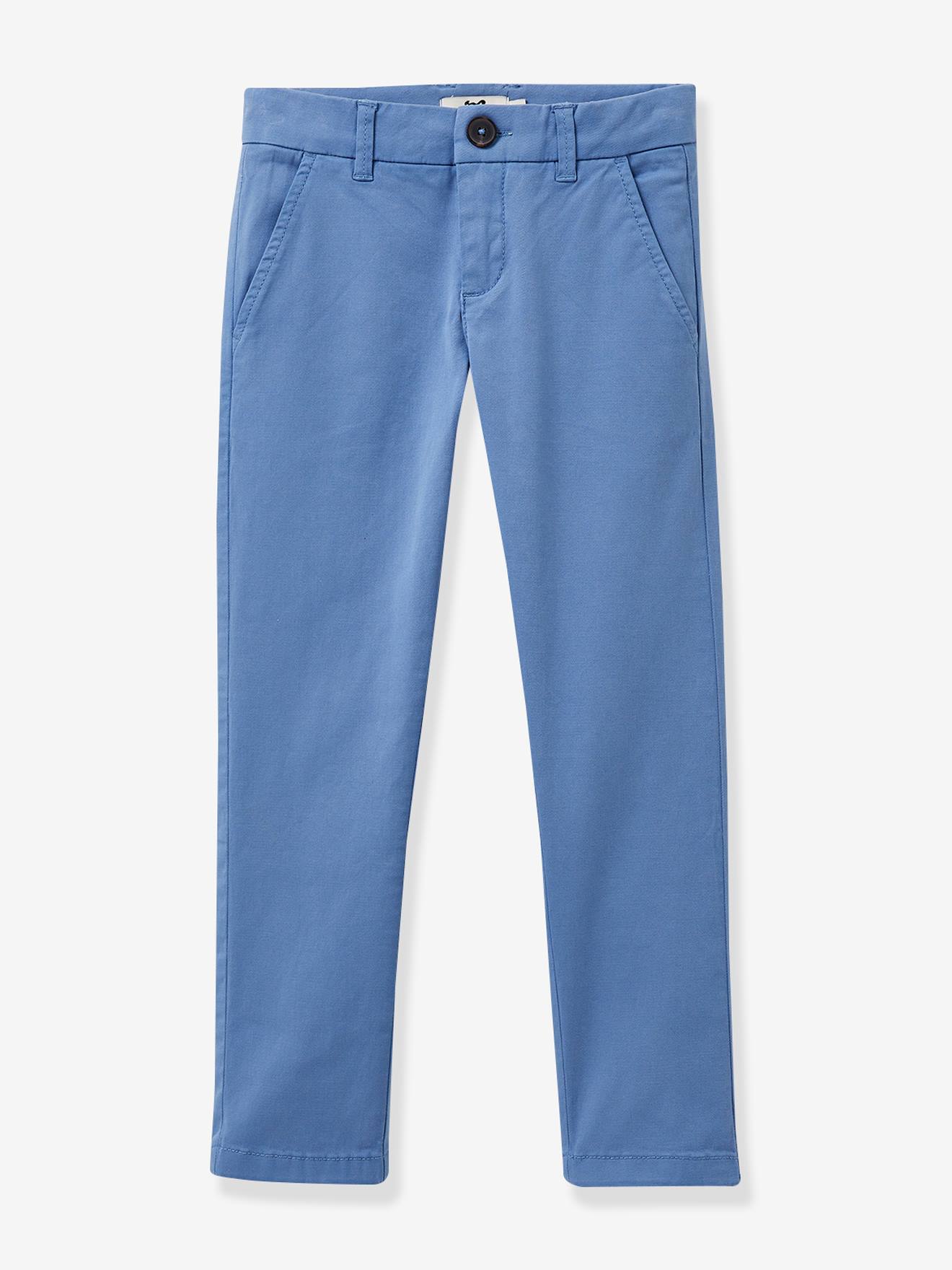 Cyrillus Leichte Jungen Chinohose CYRILLUS - azurblau