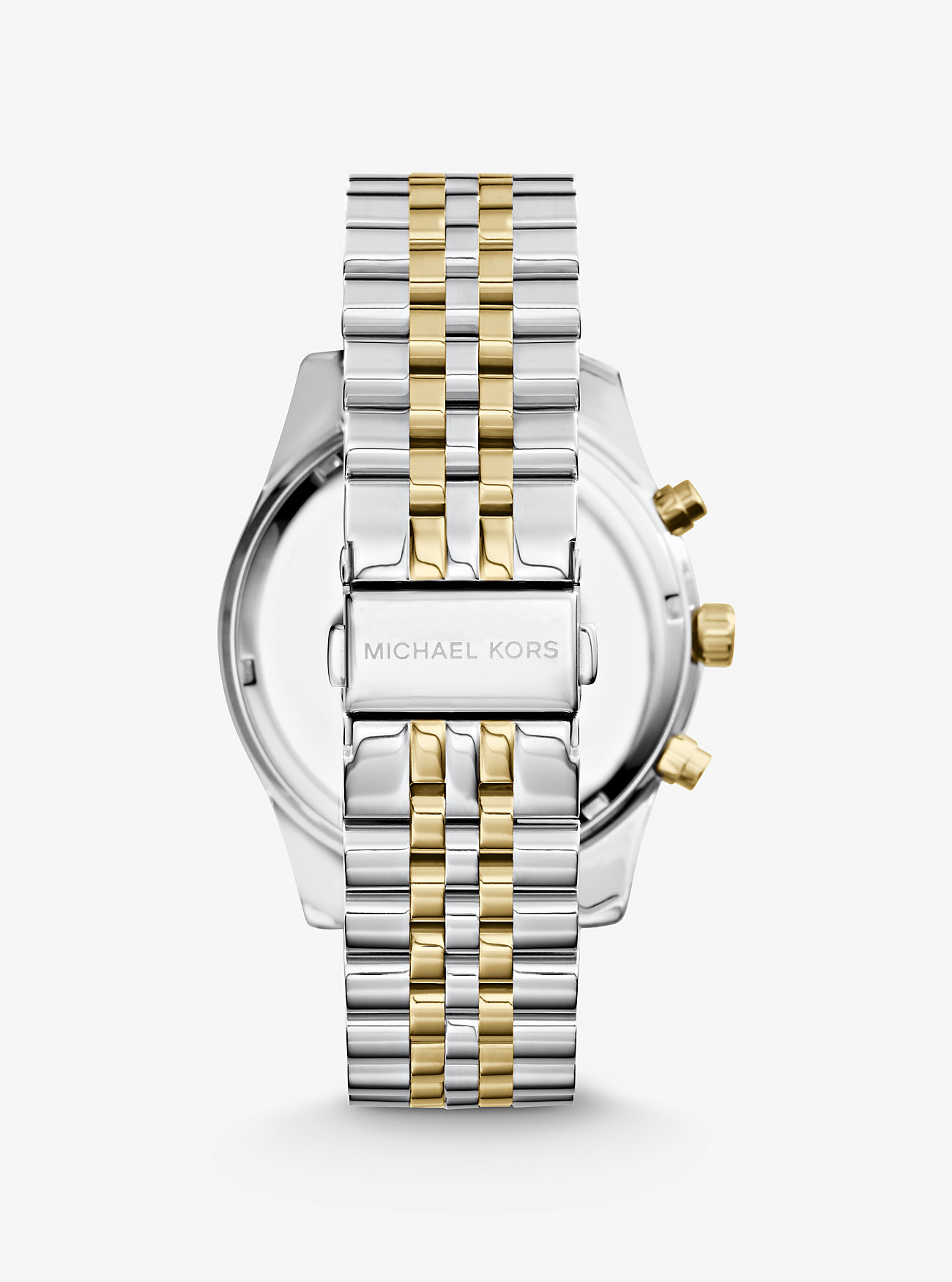 Oversized Lexington Two-Tone Watch - TWO TONE