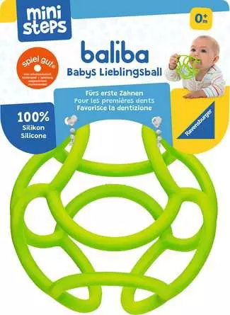 baliba - Babys Lieblingsball grün - Babyspielzeug ab 0 Monaten
